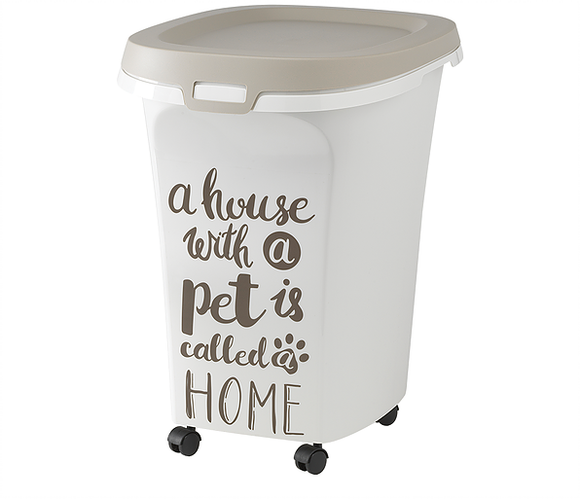 Moderna Pet Wisdom Trendy Food Container 38L Warm Grey