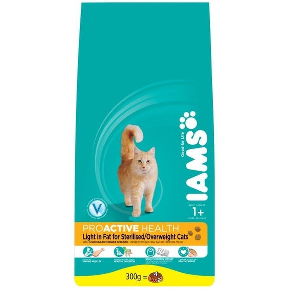 Iams Cat Adult Light Chicken 300g