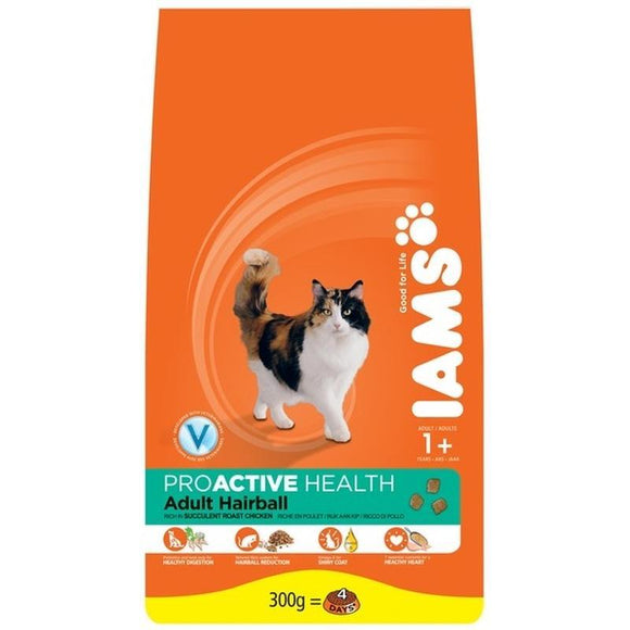 Iams Cat Adult Hairball Chicken 300g