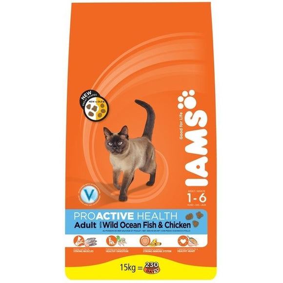 Iams Cat Adult Ocean Fish 15kg