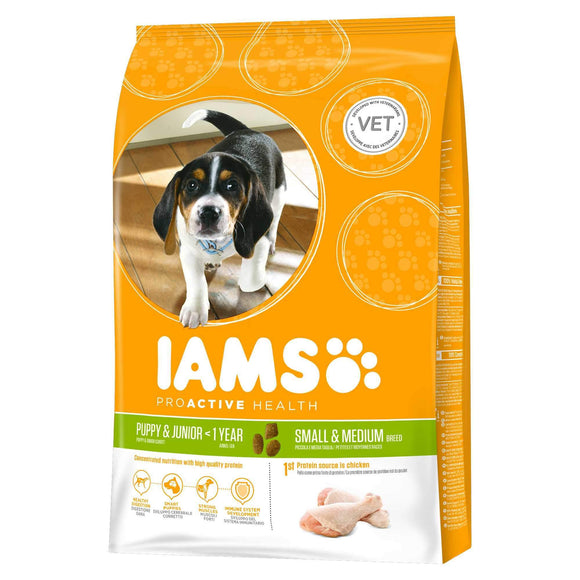 Iams Dog Puppy Small/Medium 12kg