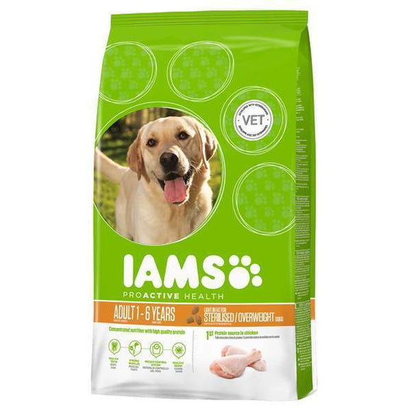 Iams Dog Adult Light Sterilized/Overweight 1kg