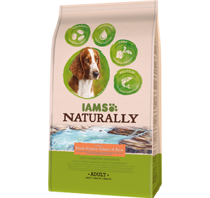 Iams Naturally Dog Adult North Atlantic Salmon & Rice 2,7Kg