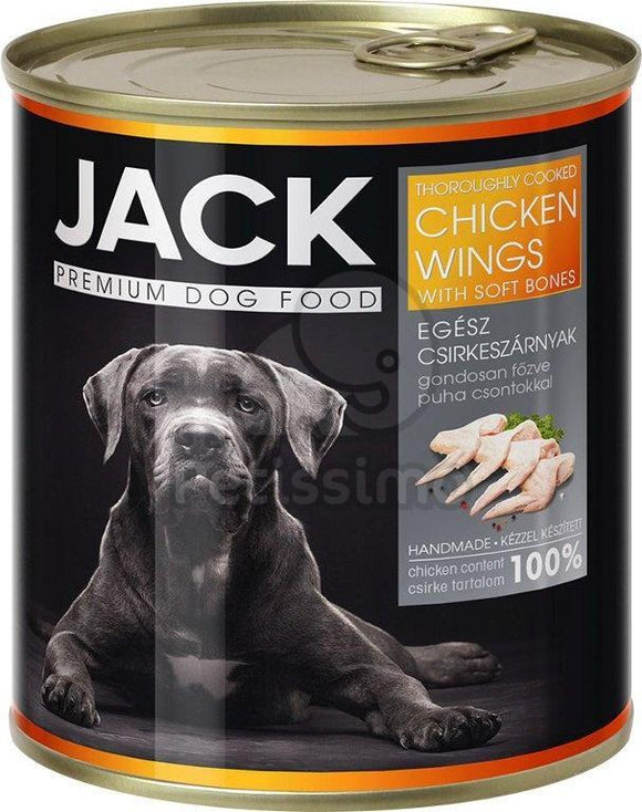 Jack Chicken Wings Canned Dog Food - 855g
