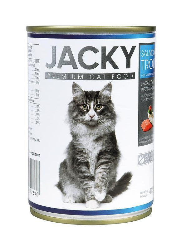 Jacky Premium Cat with Salmon and Trout- 415g