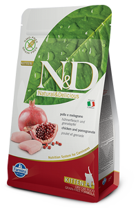 Farmina N&D Grain Free Chicken & Pomegranate Kitten - 1.5kg