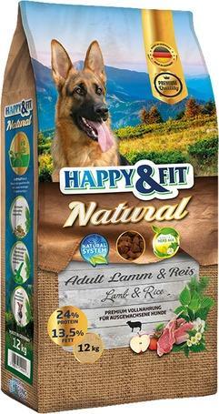Happy & Fit Natural Adult Lamb & Rice - 12kg