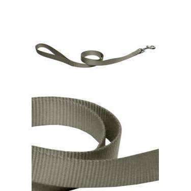 Papillon Nylon Lead, 20 mm x 120 cm, Grey
