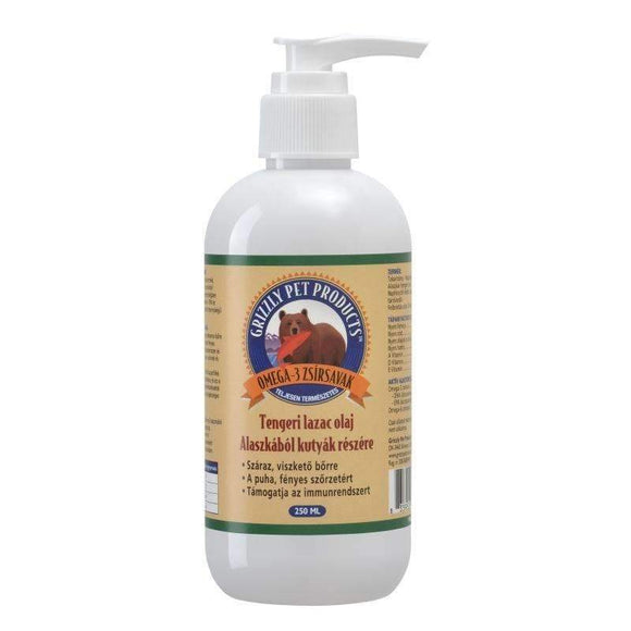 Grizzly Wild Alaskan Salmon Oil For Dogs - 250 ml