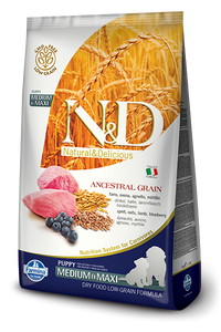 Farmina N&D Low Grain Lamb & Blueberry Puppy Medium & Maxi - 12kg