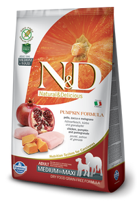 Farmina N&D Grain Free Chicken & Pomegranate Adult Medium & Maxi - 2,5kg