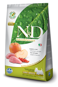 Farmina N&D Grain Free Boar & Apple Adult Mini - 800g