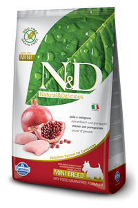 Farmina N&D Grain Free Chicken & Pomegranate Adult Mini - 800g