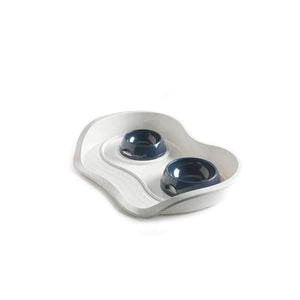 Moderna Pet Menu 2*470ml bowl with tray TTT