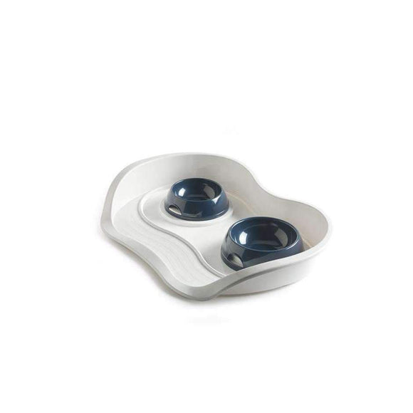 Moderna Pet Menu 2*470ml bowl with tray TTT