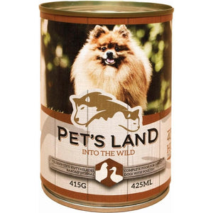 Pet's Land Dog Poultry - 415g