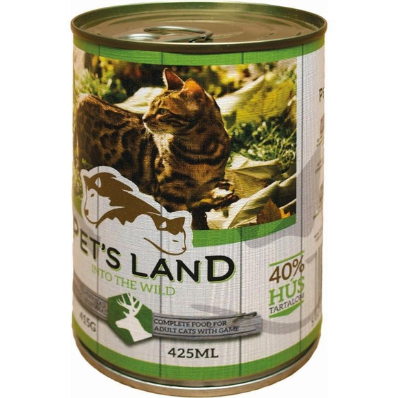 Pet's Land Cat Wild Game With Carrots - 415g