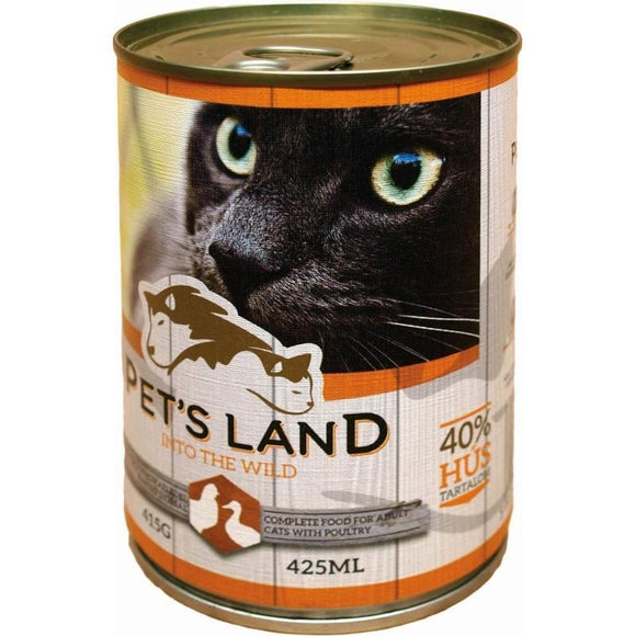 Pet's Land Cat Poultry - 415g