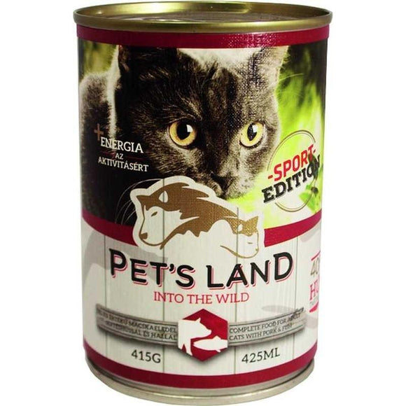 Pet's Land Cat Winter Edition Pork & Fish - 415g