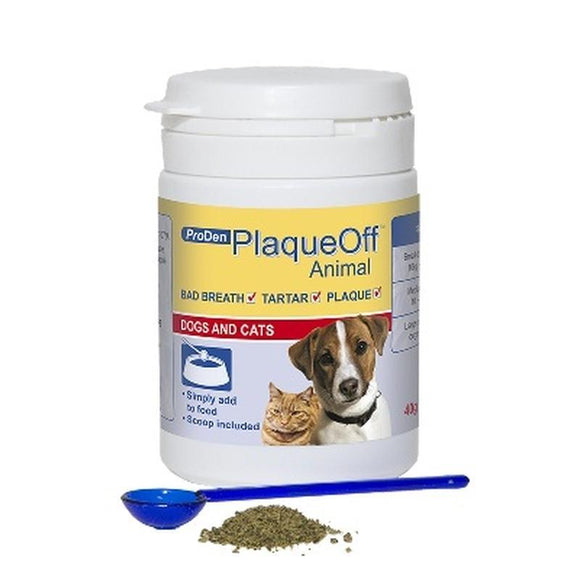 ProDen PlaqueOff Dental Care Powder for Dogs & Cats - 40g