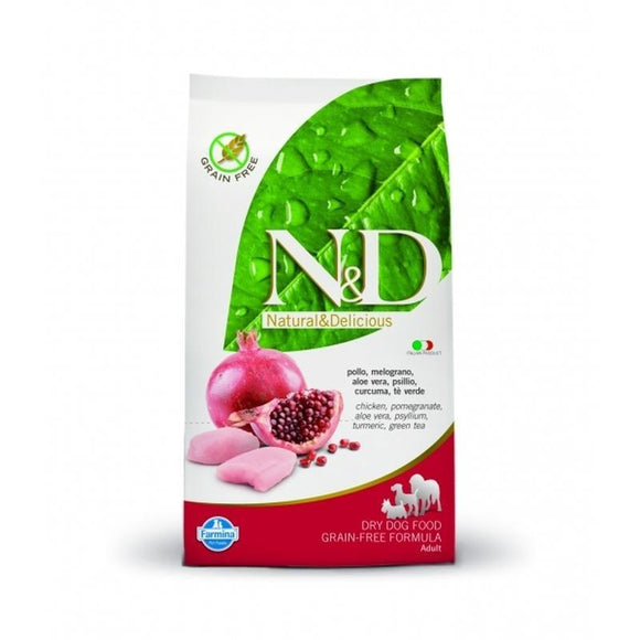 Farmina N&D Grain Free Chicken & Pomegranate Adult Medium - 12kg