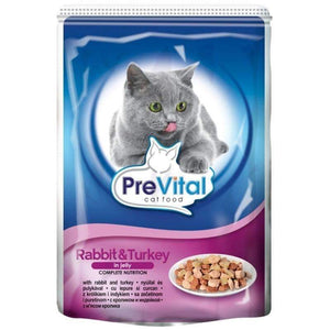 Prevital Pouch Rabbit & Turkey In Jelly - 100gr