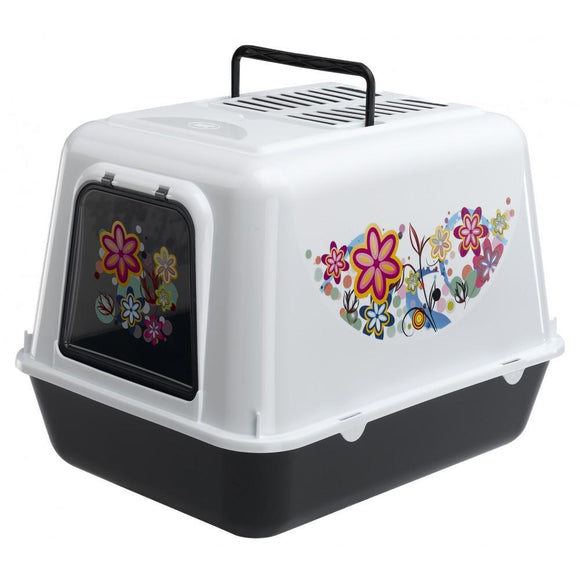 Ferplast Prima Decor Hooded Cat Litter Box
