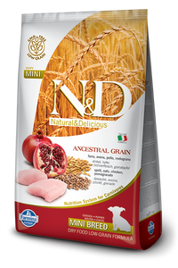 Farmina N&D Low Grain Chicken & Pomegranate Puppy Mini - 7kg