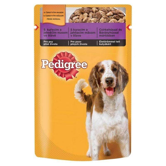 Pedigree Adult Pouch Chicken & Vegetable In Sauce - 100g