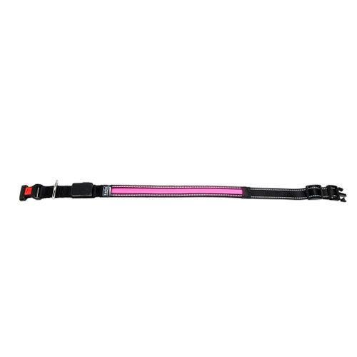 Karlie O'LED Collar With USB Loading Cable - Pink - 44 - 48cm