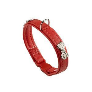 Ferplast Joy C 20/31 Irnitation Leather Collar Red